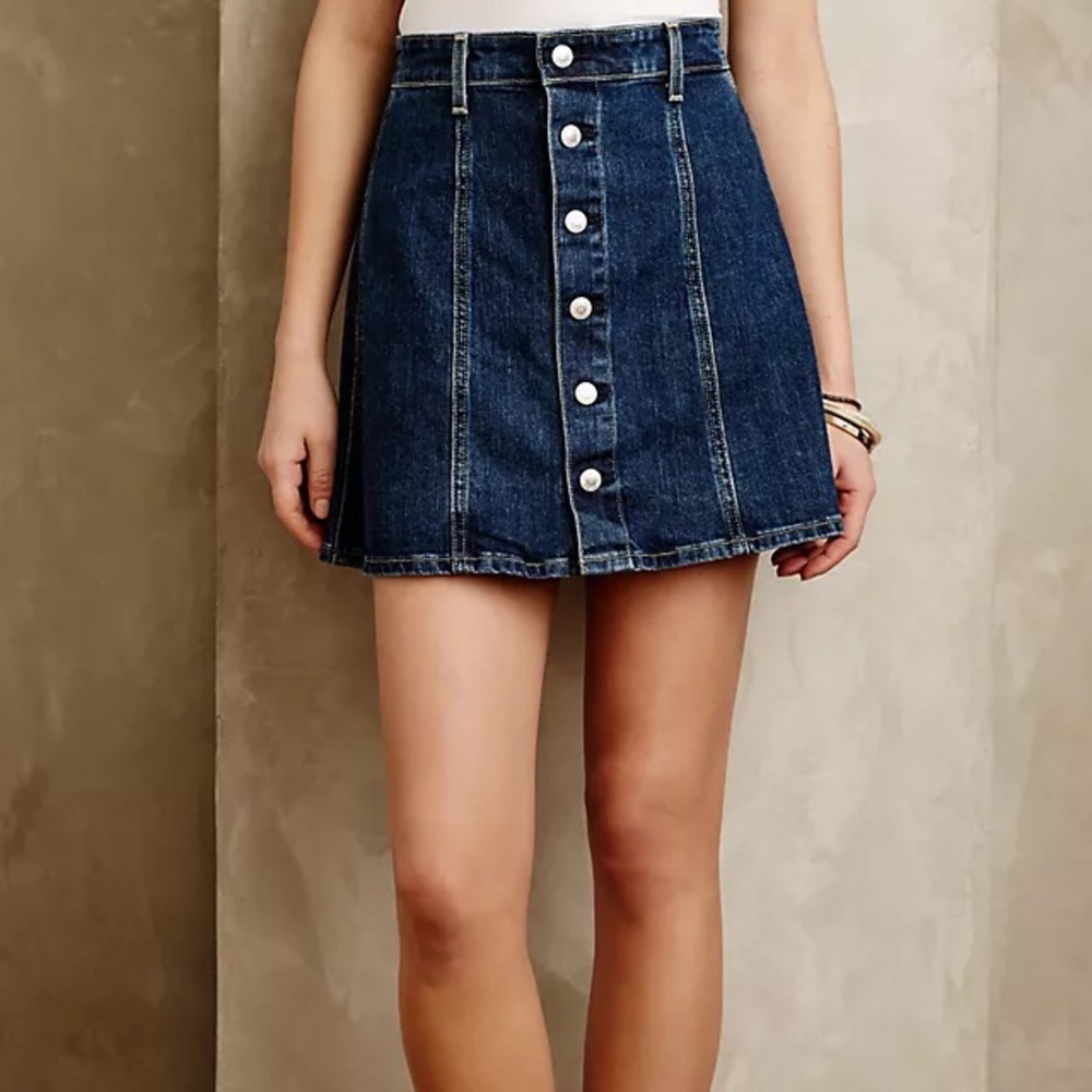 Alexa Chung x AG Denim Skirt